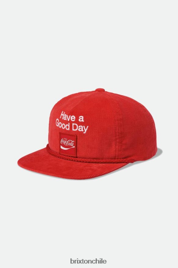 Brixton hombres gorra coca-cola good day hp P0BX28265 accesorios coca cola roja
