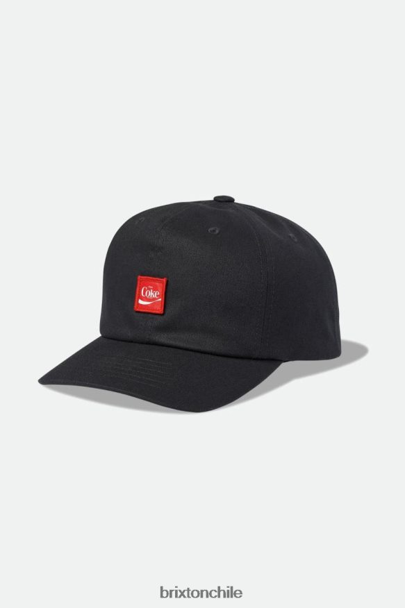 Brixton hombres gorra de coca-cola delivery lp P0BX28267 accesorios negro lavado