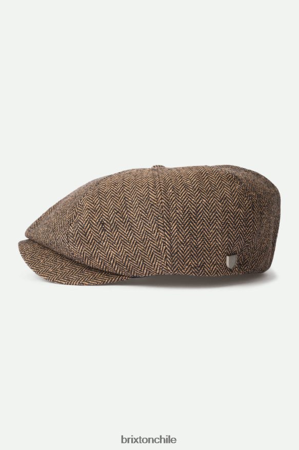 Brixton hombres gorra de repartidor de periódicos P0BX28304 accesorios marrón/caqui