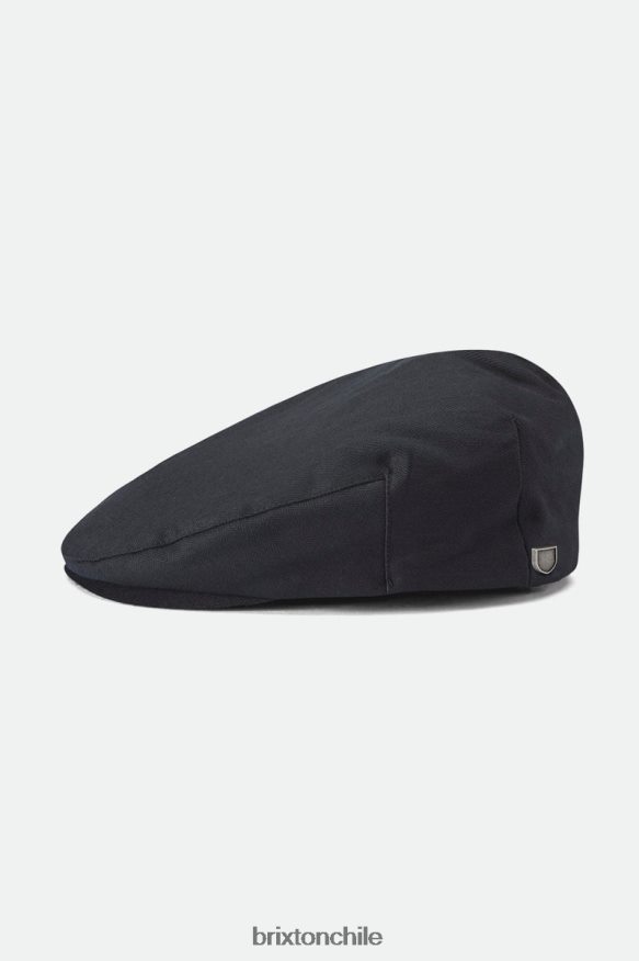 Brixton hombres gorra plana hooligan P0BX28297 accesorios negro