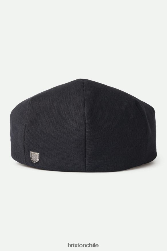 Brixton hombres gorra plana hooligan P0BX28297 accesorios negro