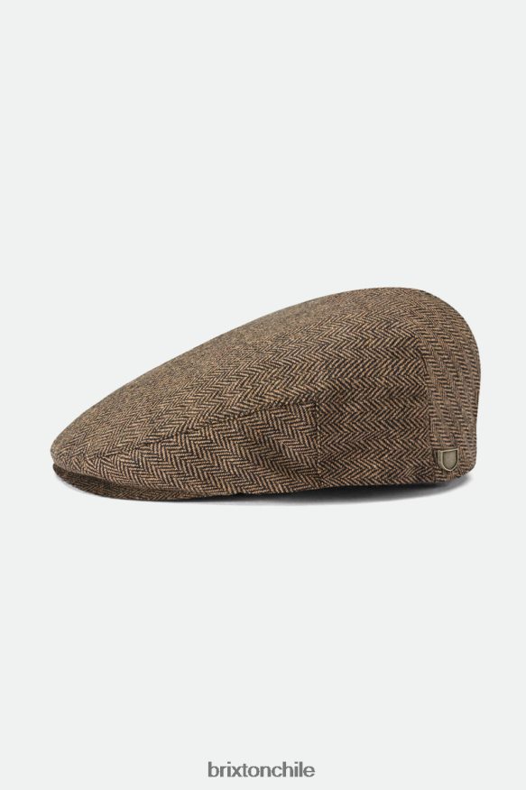 Brixton hombres gorra plana hooligan P0BX28298 accesorios marrón/caqui