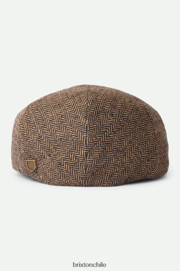 Brixton hombres gorra plana hooligan P0BX28298 accesorios marrón/caqui