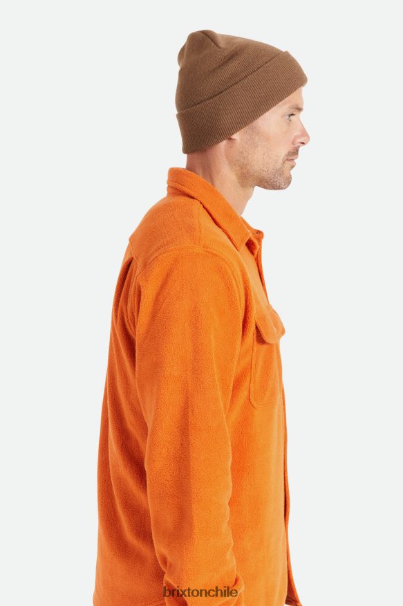 Brixton hombres gorro Harbor Beta Watch P0BX28332 accesorios marrón coyote