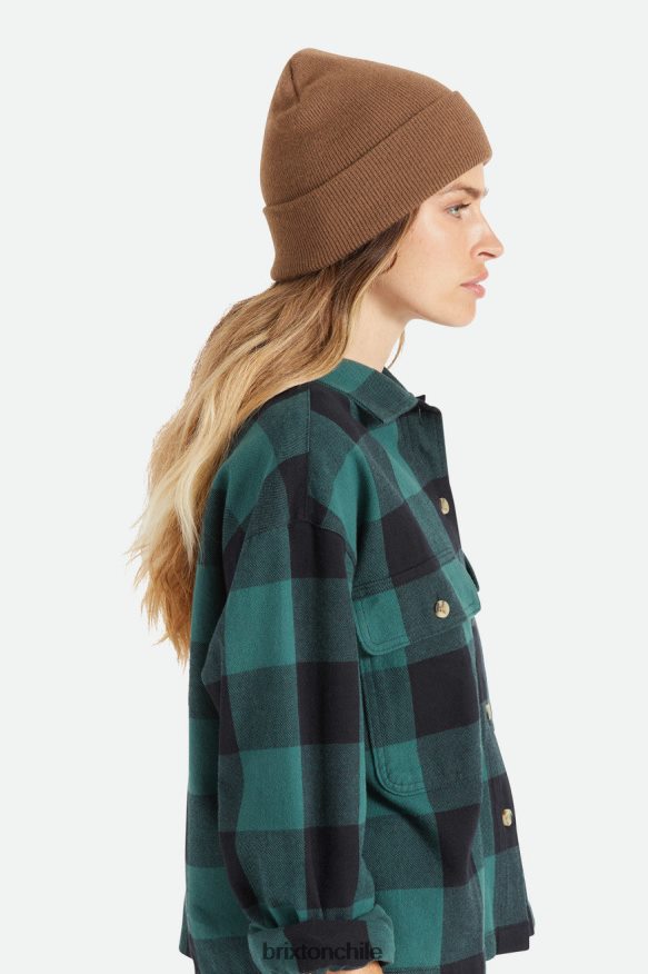 Brixton hombres gorro Harbor Beta Watch P0BX28332 accesorios marrón coyote
