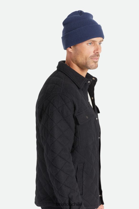 Brixton hombres gorro Harbor Beta Watch P0BX28334 accesorios azul marino lavado
