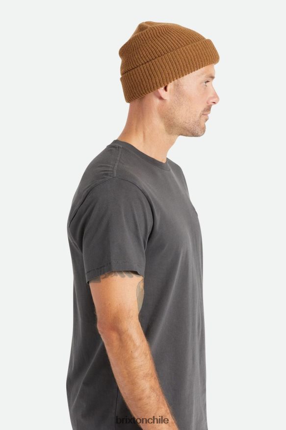 Brixton hombres gorro de atraco P0BX28316 accesorios marrón coyote