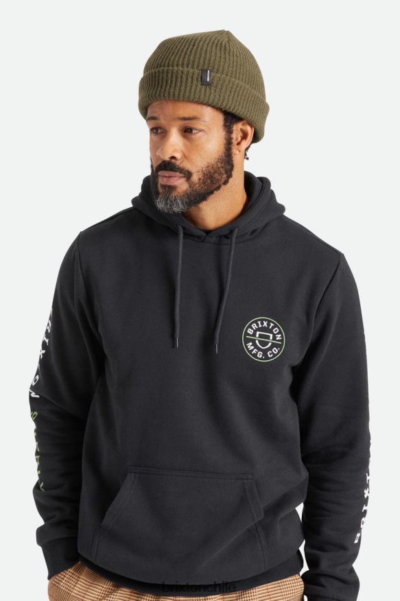 Brixton hombres gorro de atraco P0BX28319 accesorios oliva militar
