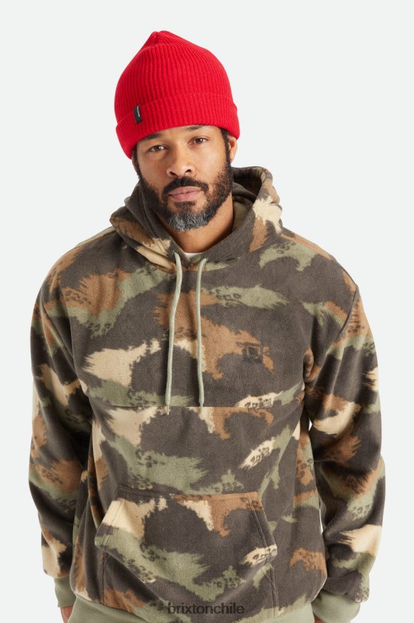 Brixton hombres gorro de atraco P0BX28325 accesorios rojo