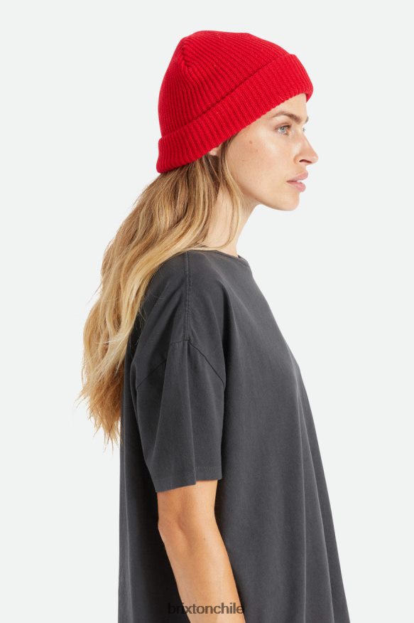 Brixton hombres gorro de atraco P0BX28325 accesorios rojo