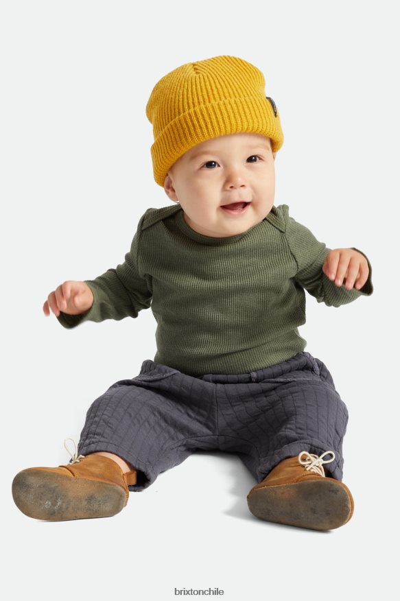 Brixton hombres gorro de atraco de bebé P0BX28341 accesorios mostaza