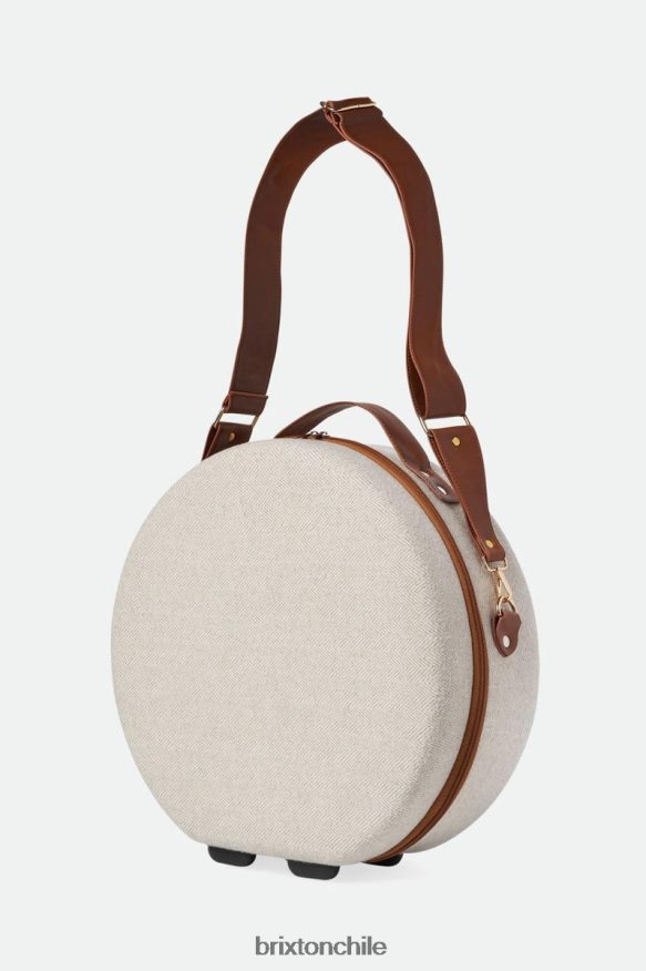 Brixton hombres estuche de viaje fedora hecho correctamente P0BX28378 accesorios crema/beige