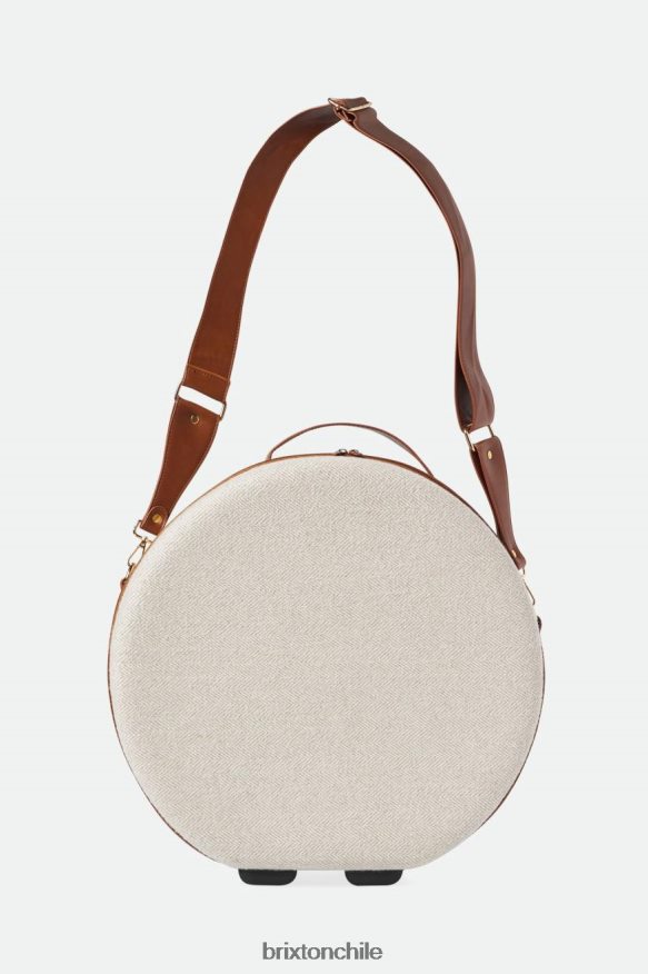 Brixton hombres estuche de viaje fedora hecho correctamente P0BX28378 accesorios crema/beige