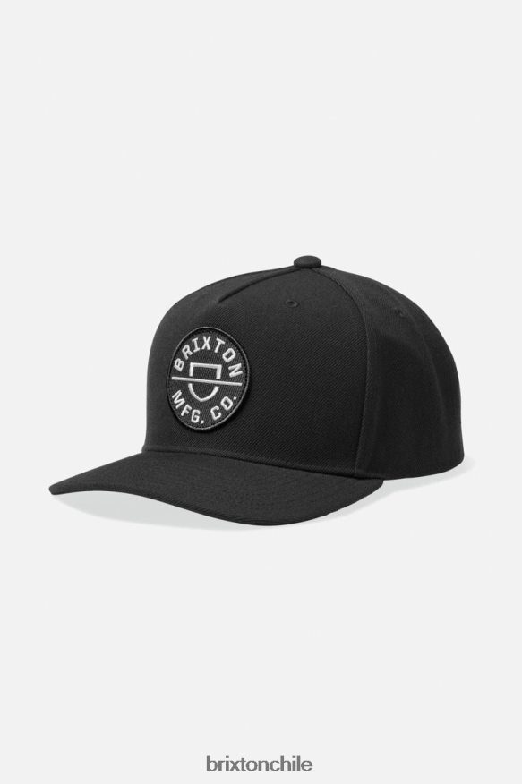 Brixton hombres cresta c netplus mp snapback P0BX28261 accesorios negro