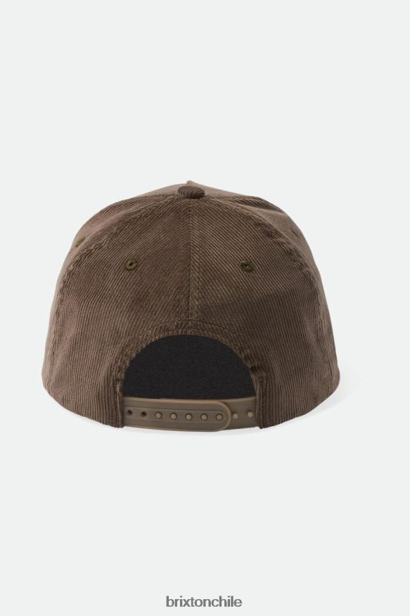 Brixton hombres gorra con escudo mp P0BX28258 accesorios cuerda de tierra oscura