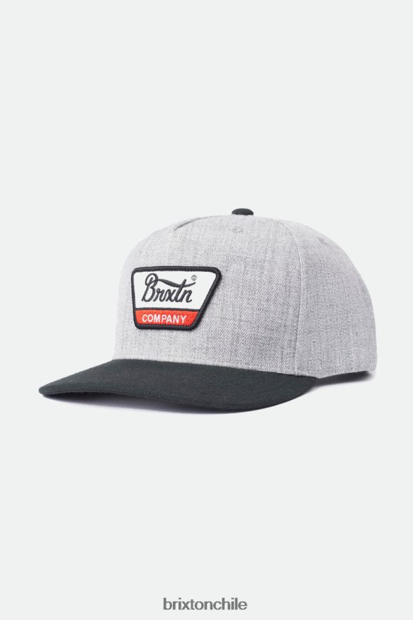 Brixton hombres gorra linwood c netplus mp P0BX28283 accesorios gris jaspeado/negro