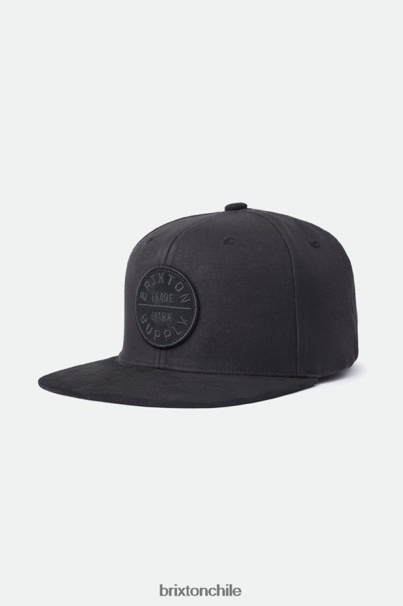 Brixton hombres juramento iii snapback P0BX28236 accesorios negro