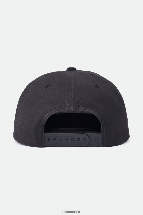 Brixton hombres juramento iii snapback P0BX28236 accesorios negro