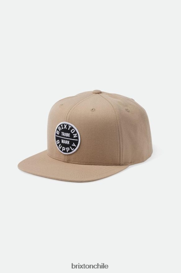 Brixton hombres juramento iii snapback P0BX28241 accesorios arena