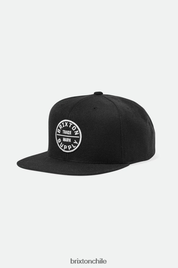 Brixton hombres juramento iii snapback P0BX28242 accesorios negro