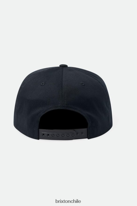 Brixton hombres snapback de alambre de púas mp P0BX28253 accesorios negro