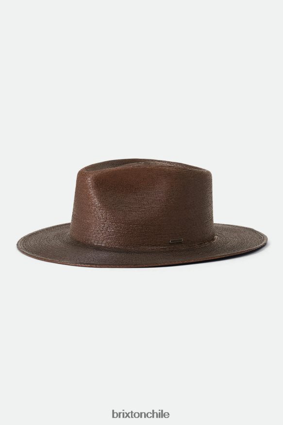 Brixton hombres fedora marcos P0BX28183 accesorios marrón oscuro