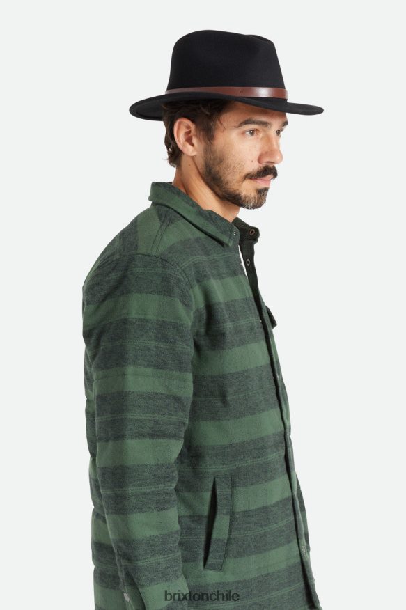 Brixton hombres messer sombrero de fieltro P0BX28212 accesorios negro