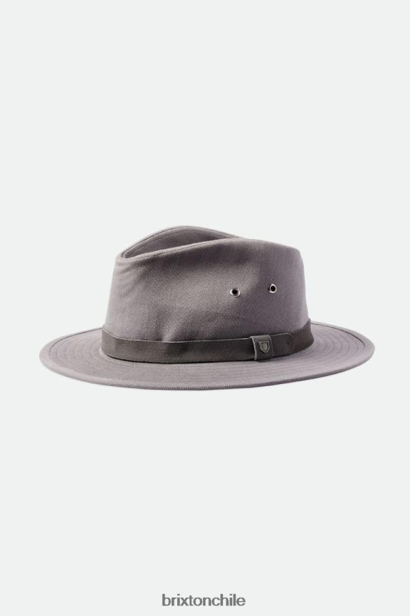 Brixton hombres messer utilidad aventura fedora P0BX28229 accesorios gris