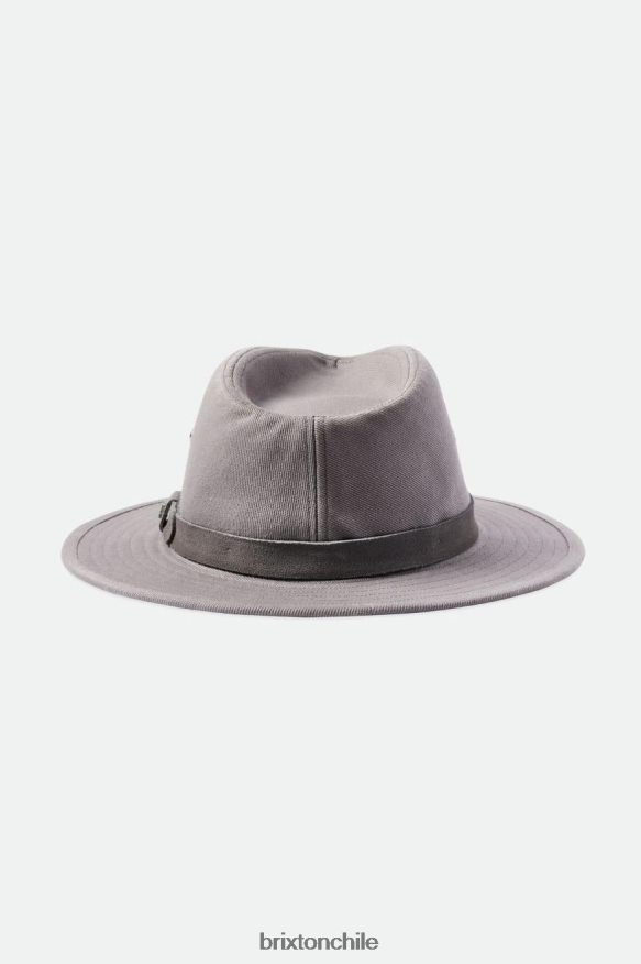 Brixton hombres messer utilidad aventura fedora P0BX28229 accesorios gris