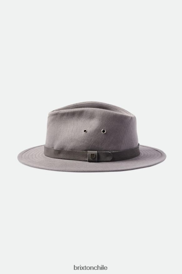 Brixton hombres messer utilidad aventura fedora P0BX28229 accesorios gris