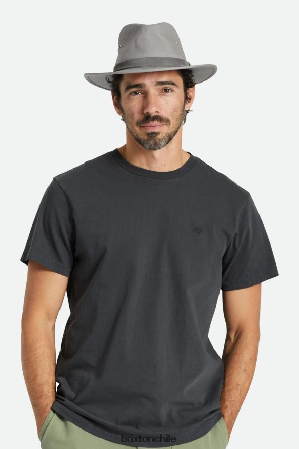 Brixton hombres messer utilidad aventura fedora P0BX28229 accesorios gris