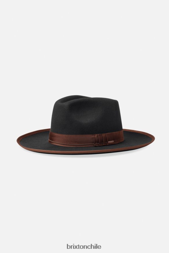 Brixton hombres sombrero de fieltro P0BX28218 accesorios marrón oscuro