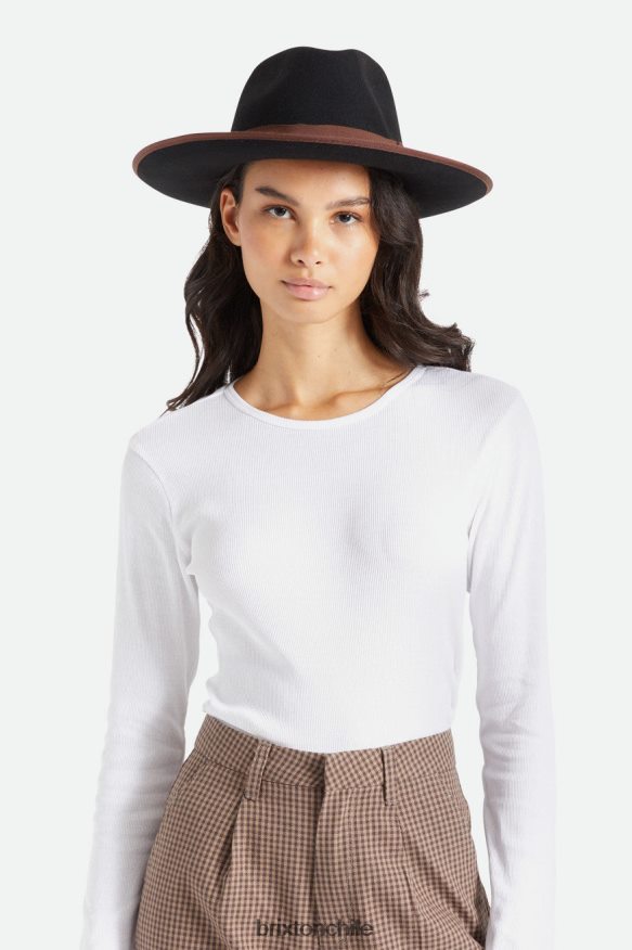 Brixton hombres sombrero de fieltro P0BX28218 accesorios marrón oscuro