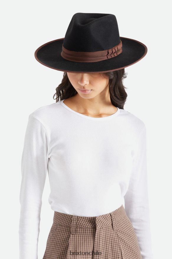 Brixton hombres sombrero de fieltro P0BX28218 accesorios marrón oscuro