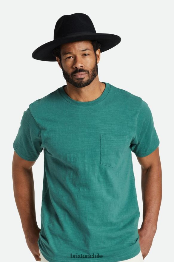 Brixton hombres sombrero de fieltro P0BX28220 accesorios negro