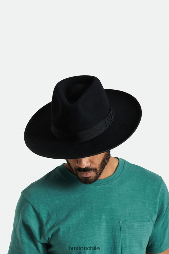 Brixton hombres sombrero de fieltro P0BX28220 accesorios negro