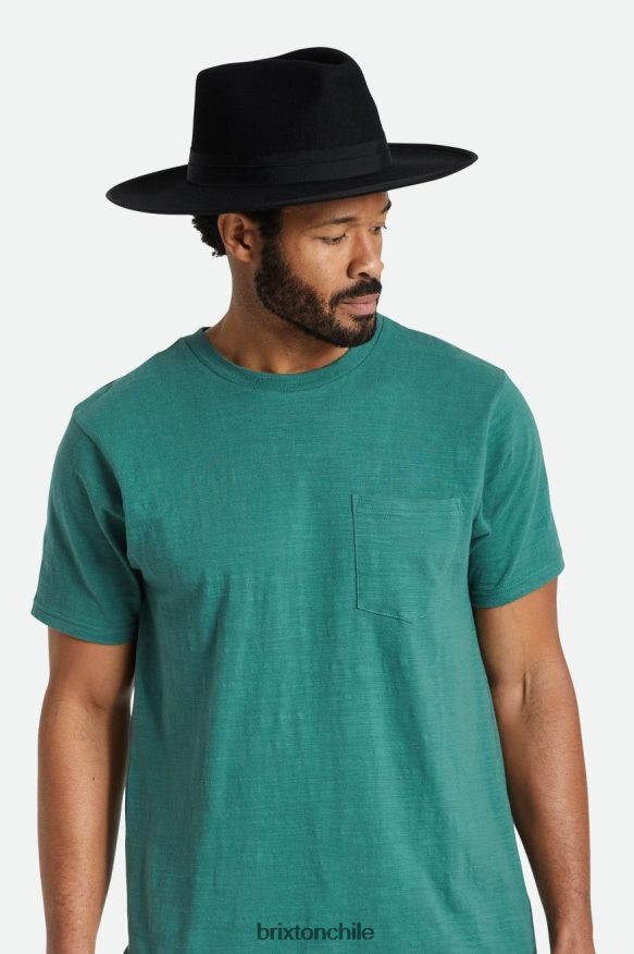 Brixton hombres sombrero de fieltro P0BX28220 accesorios negro