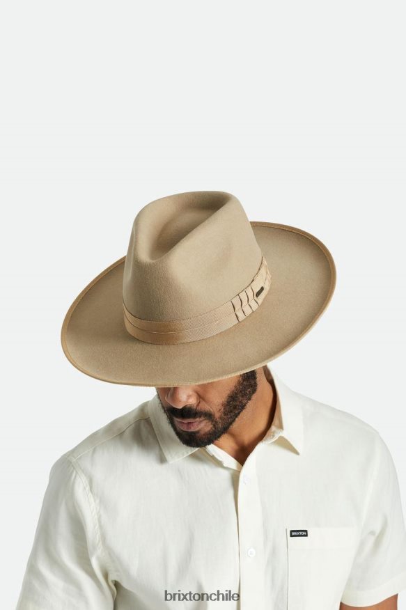 Brixton hombres sombrero de fieltro P0BX28221 accesorios arena