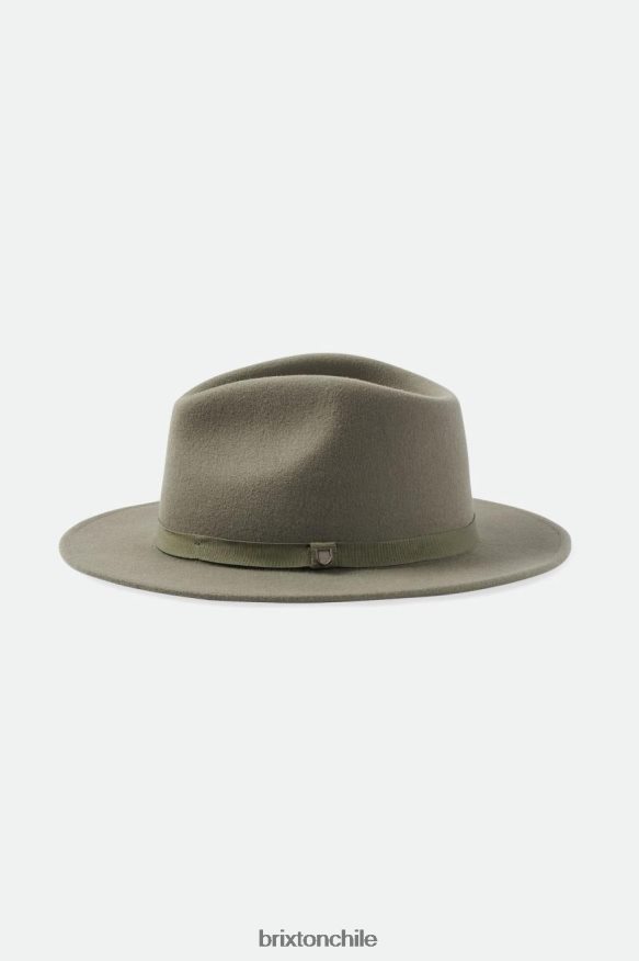 Brixton hombres sombrero de fieltro plegable messer P0BX28226 accesorios excedente de aceituna