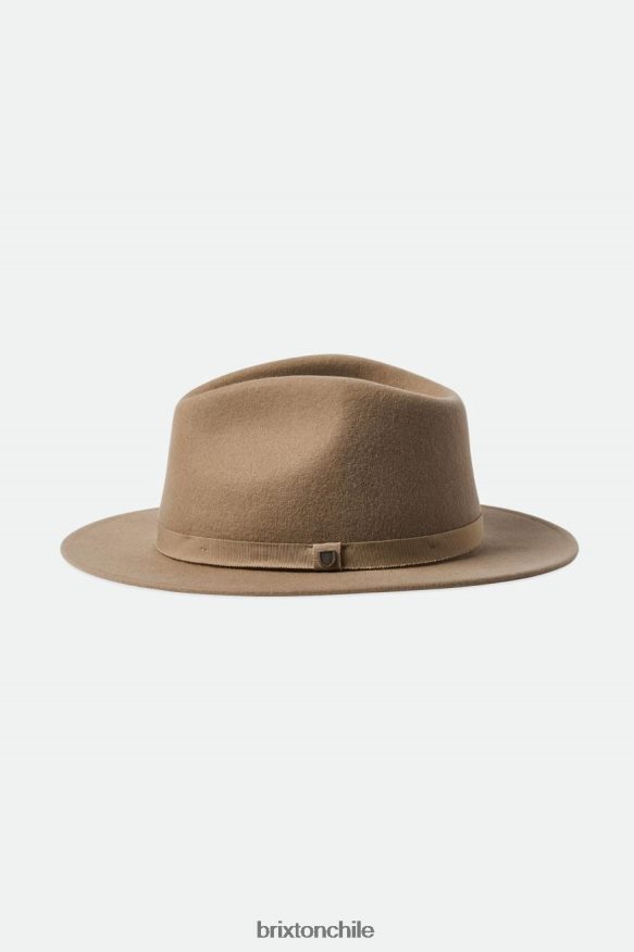 Brixton hombres sombrero de fieltro plegable messer P0BX28227 accesorios arena