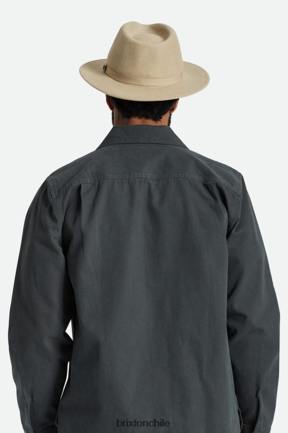 Brixton hombres sombrero de fieltro plegable messer P0BX28227 accesorios arena