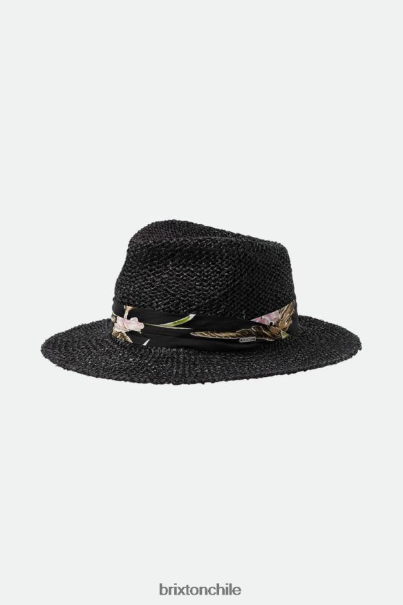 Brixton hombres sombrero de paja aloha P0BX28189 accesorios negro