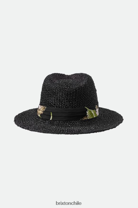 Brixton hombres sombrero de paja aloha P0BX28189 accesorios negro