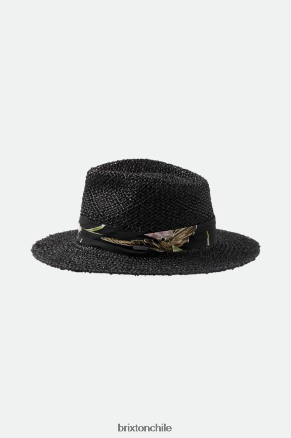 Brixton hombres sombrero de paja aloha P0BX28189 accesorios negro