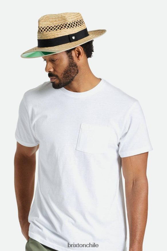 Brixton hombres sombrero de paja cazador P0BX28179 accesorios broncearse