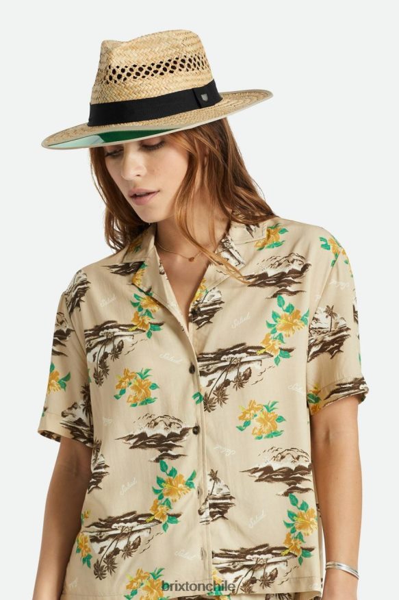 Brixton hombres sombrero de paja cazador P0BX28179 accesorios broncearse