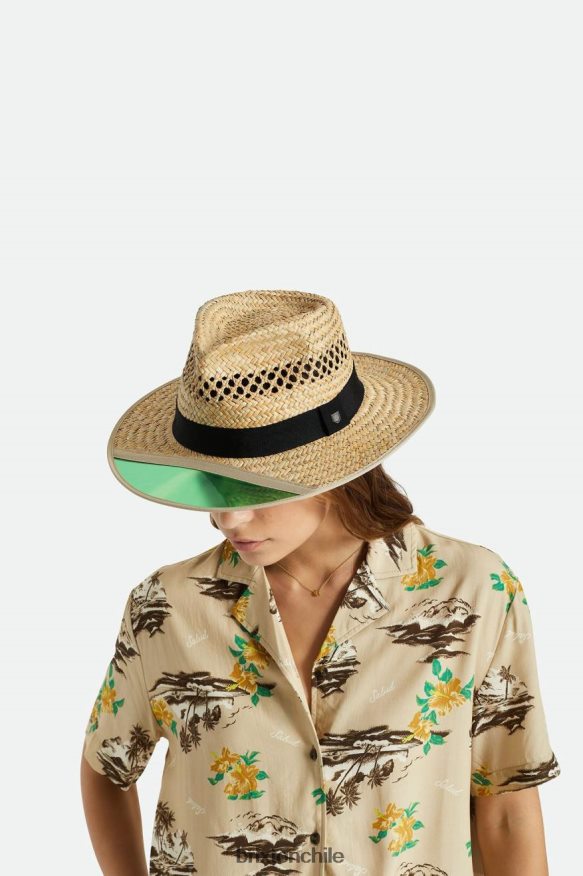 Brixton hombres sombrero de paja cazador P0BX28179 accesorios broncearse