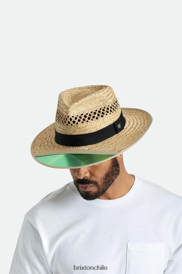 Brixton hombres sombrero de paja cazador P0BX28179 accesorios broncearse