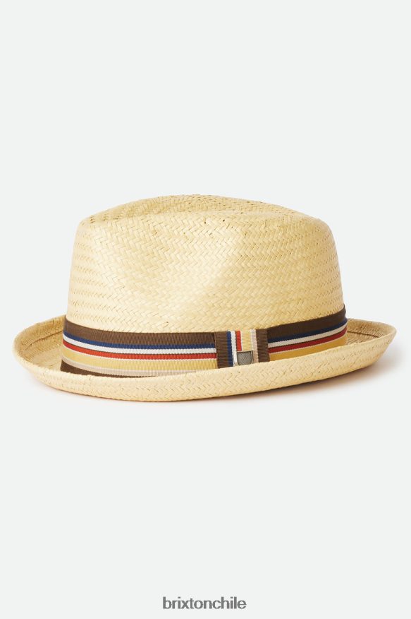 Brixton hombres sombrero de paja de ricino P0BX28174 accesorios broncearse