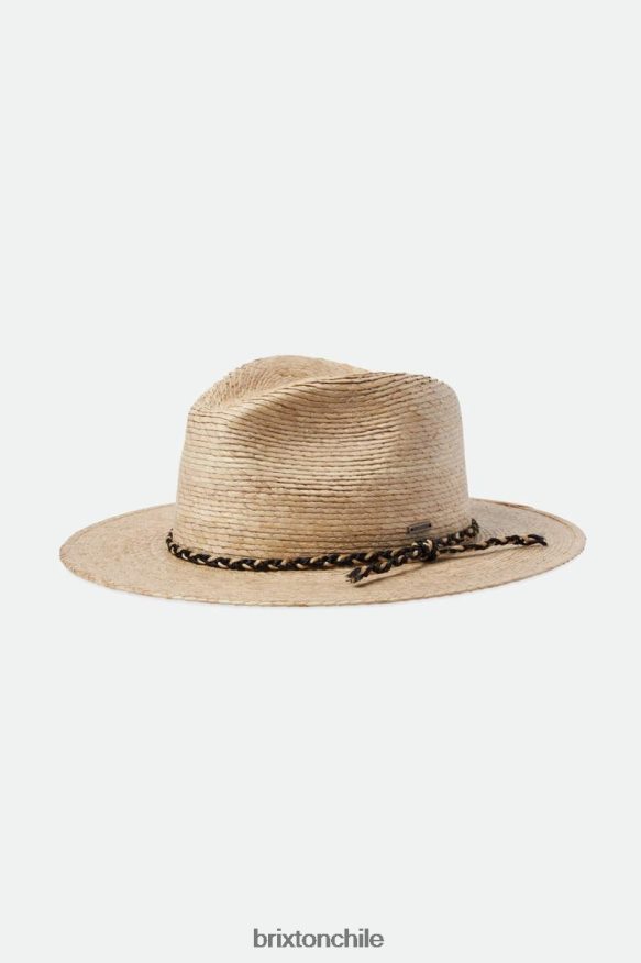 Brixton hombres sombrero de paja messer western P0BX28178 accesorios natural